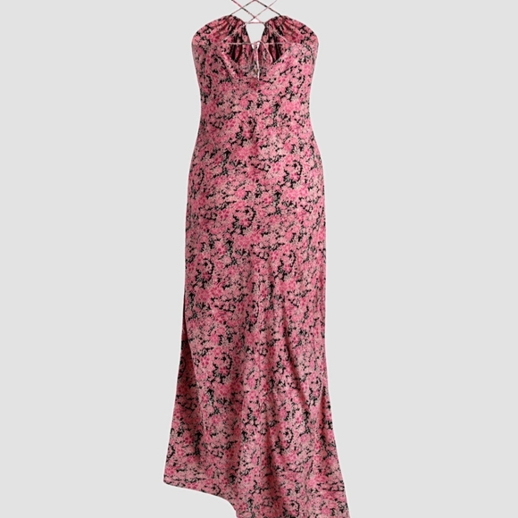 Cider Floral Backtie Fishtail Dress - Picture 2 of 4